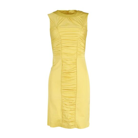 slim fit dress slacks Emilio Pucci Black Liquid Jersey Cut Out Gold Maxi Dress Gown – Basha Gold main image 0